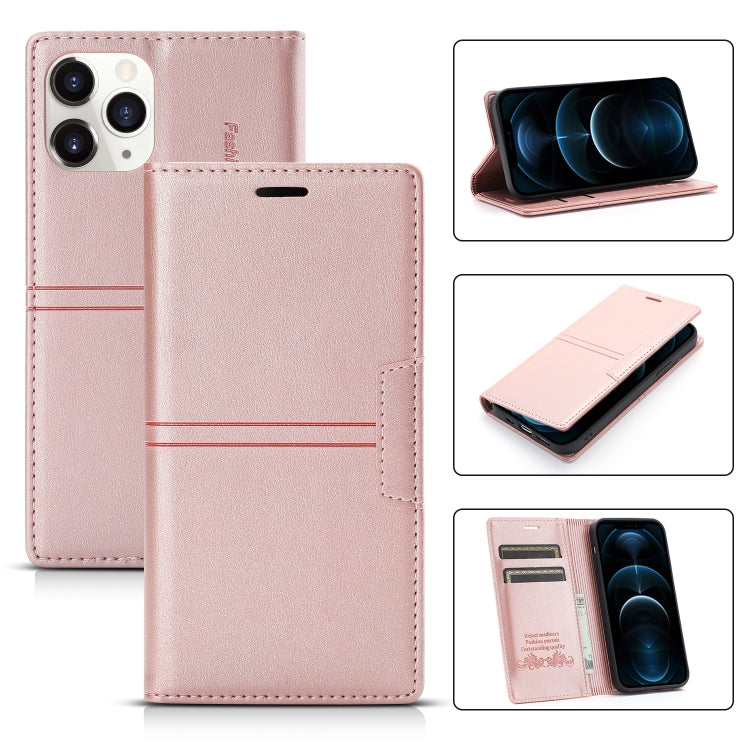 For iPhone 12 Pro Max Dream Magnetic Suction Business Horizontal Flip PU Leather Case with Holder & Card Slot & Wallet
