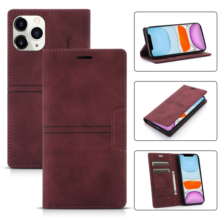 For iPhone 11 Dream Magnetic Suction Business Horizontal Flip PU Leather Case with Holder & Card Slot & Wallet