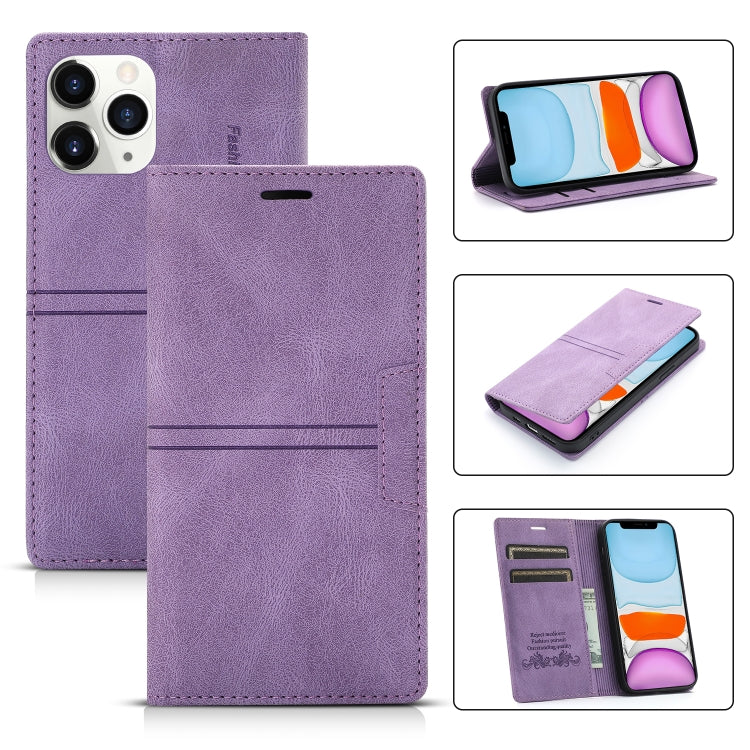 For iPhone 11 Dream Magnetic Suction Business Horizontal Flip PU Leather Case with Holder & Card Slot & Wallet