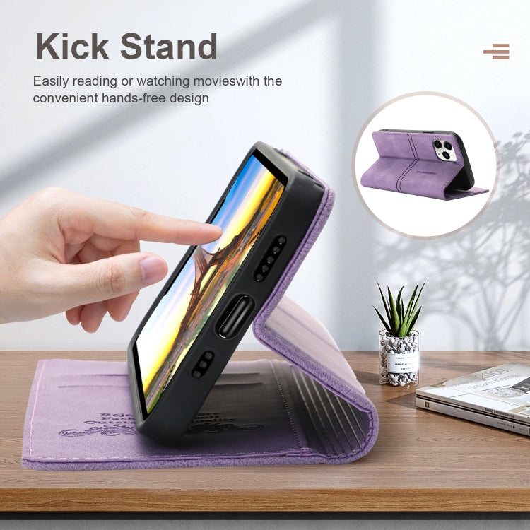 For iPhone 11 Dream Magnetic Suction Business Horizontal Flip PU Leather Case with Holder & Card Slot & Wallet