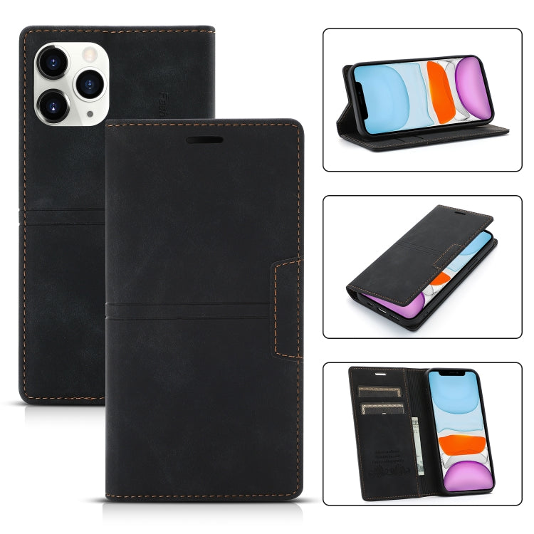 For iPhone 11 Dream Magnetic Suction Business Horizontal Flip PU Leather Case with Holder & Card Slot & Wallet