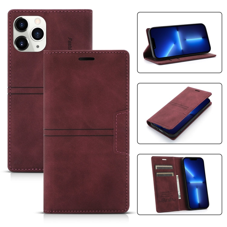 For iPhone 11 Pro Max Dream Magnetic Suction Business Horizontal Flip PU Leather Case with Holder & Card Slot & Wallet
