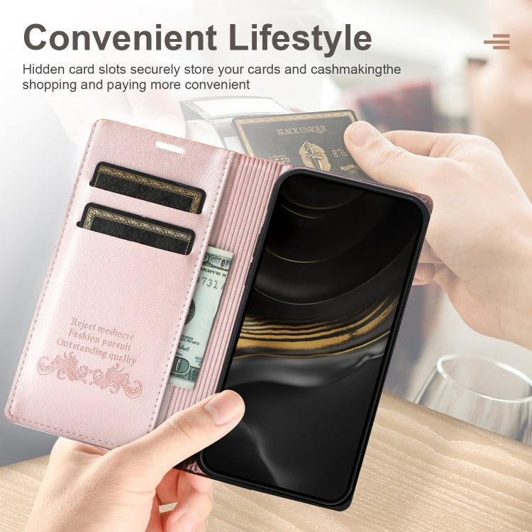 For iPhone X / XS Dream Magnetic Suction Business Horizontal Flip PU Leather Case with Holder & Card Slot & Wallet