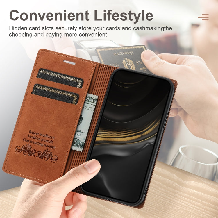 For iPhone XS Max Dream Magnetic Suction Business Horizontal Flip PU Leather Case with Holder & Card Slot & Wallet