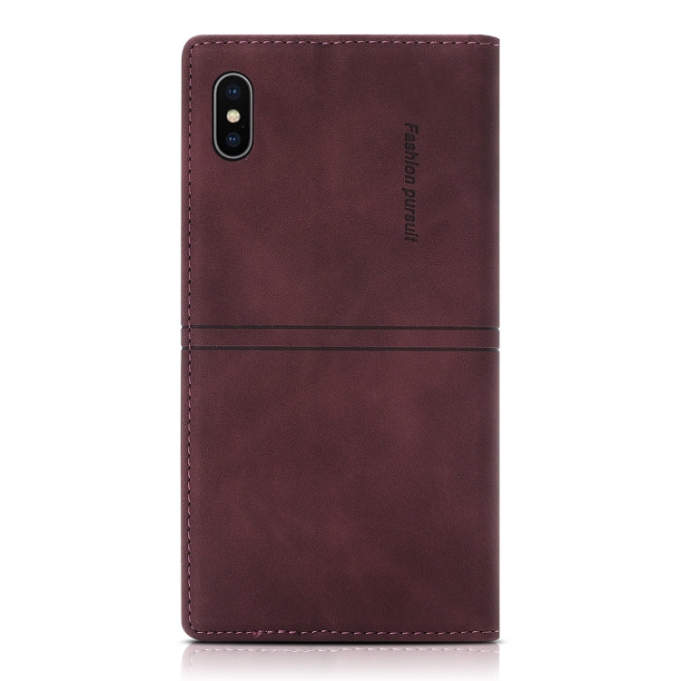 For iPhone XS Max Dream Magnetic Suction Business Horizontal Flip PU Leather Case with Holder & Card Slot & Wallet