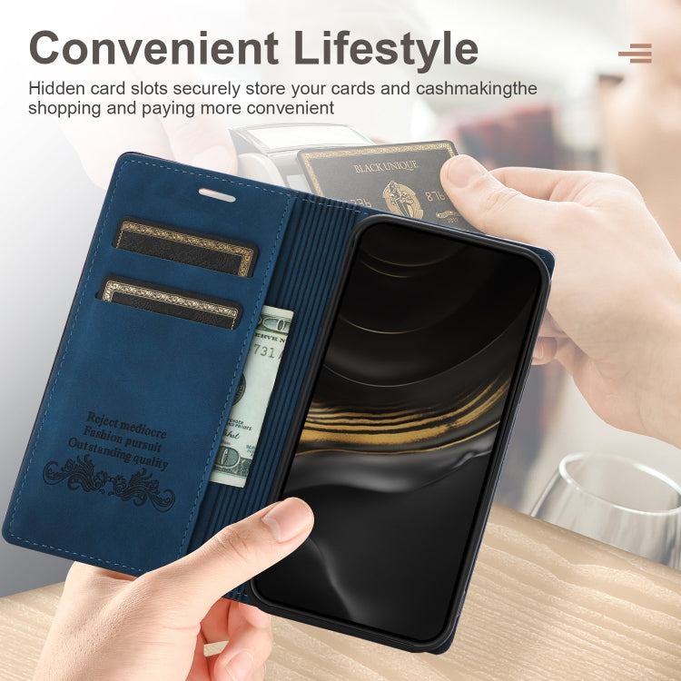 For iPhone XS Max Dream Magnetic Suction Business Horizontal Flip PU Leather Case with Holder & Card Slot & Wallet