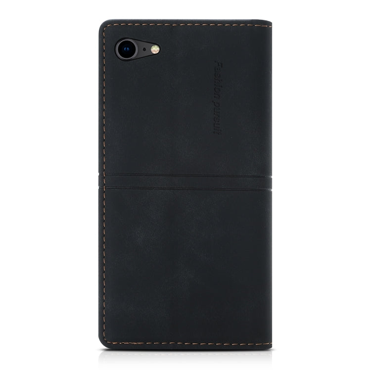 For iPhone SE 2022 / SE 2020 / 8 / 7 Dream Magnetic Suction Business Horizontal Flip PU Leather Case with Holder & Card Slot & Wallet