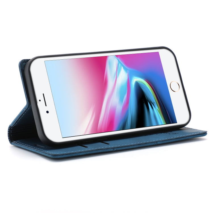 For iPhone SE 2022 / SE 2020 / 8 / 7 Dream Magnetic Suction Business Horizontal Flip PU Leather Case with Holder & Card Slot & Wallet
