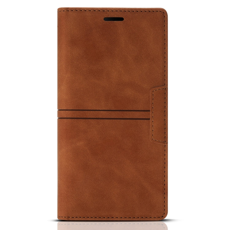 Dream Magnetic Suction Business Horizontal Flip PU Leather Case with Holder & Card Slot & Wallet For iPhone 8 Plus / 7 Plus