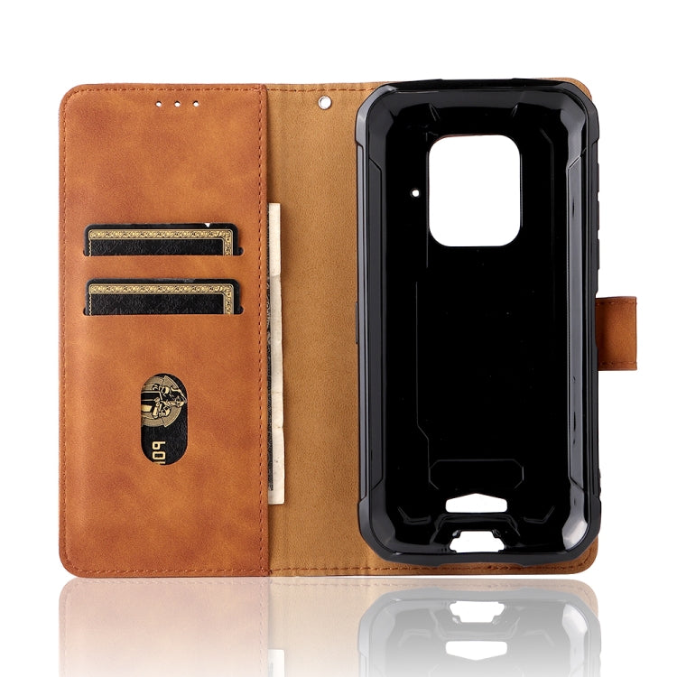 For Doogee S59 / S59 Pro Solid Color Skin Feel Magnetic Buckle Horizontal Flip Calf Texture PU Leather Case with Holder & Card Slots & Wallet