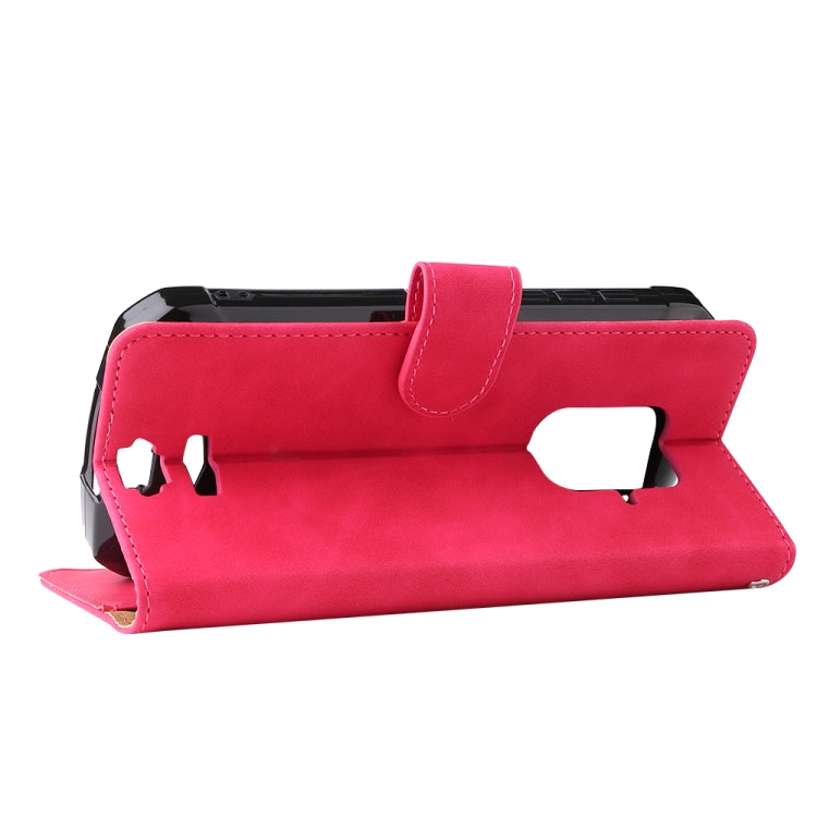 For Doogee S59 / S59 Pro Solid Color Skin Feel Magnetic Buckle Horizontal Flip Calf Texture PU Leather Case with Holder & Card Slots & Wallet