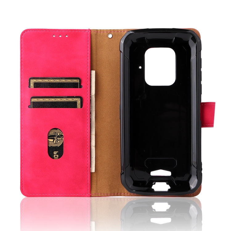 For Doogee S59 / S59 Pro Solid Color Skin Feel Magnetic Buckle Horizontal Flip Calf Texture PU Leather Case with Holder & Card Slots & Wallet