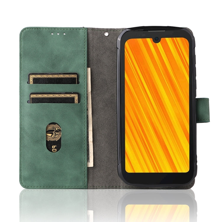 For Doogee S59 / S59 Pro Solid Color Skin Feel Magnetic Buckle Horizontal Flip Calf Texture PU Leather Case with Holder & Card Slots & Wallet