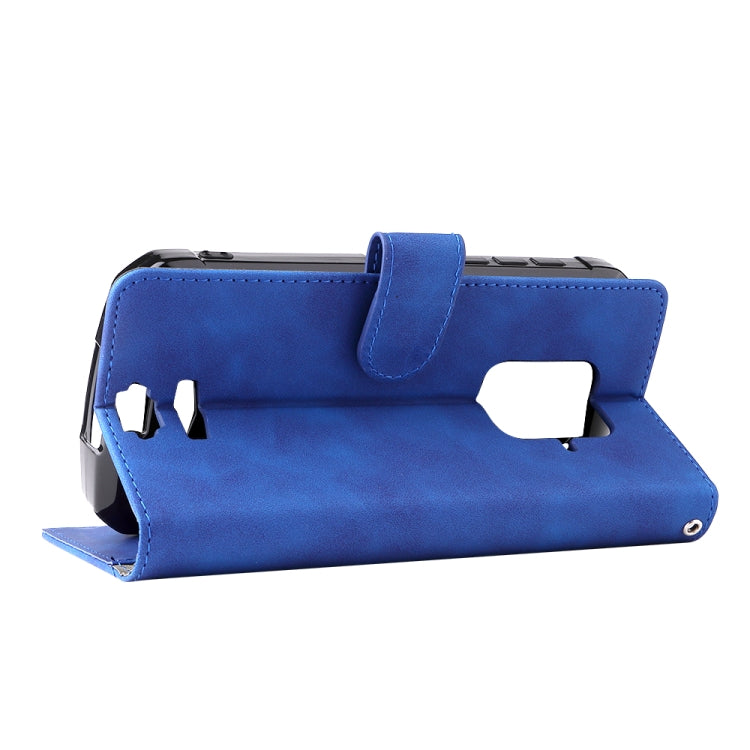 For Doogee S59 / S59 Pro Solid Color Skin Feel Magnetic Buckle Horizontal Flip Calf Texture PU Leather Case with Holder & Card Slots & Wallet