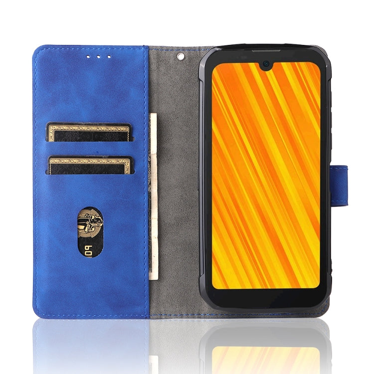 For Doogee S59 / S59 Pro Solid Color Skin Feel Magnetic Buckle Horizontal Flip Calf Texture PU Leather Case with Holder & Card Slots & Wallet