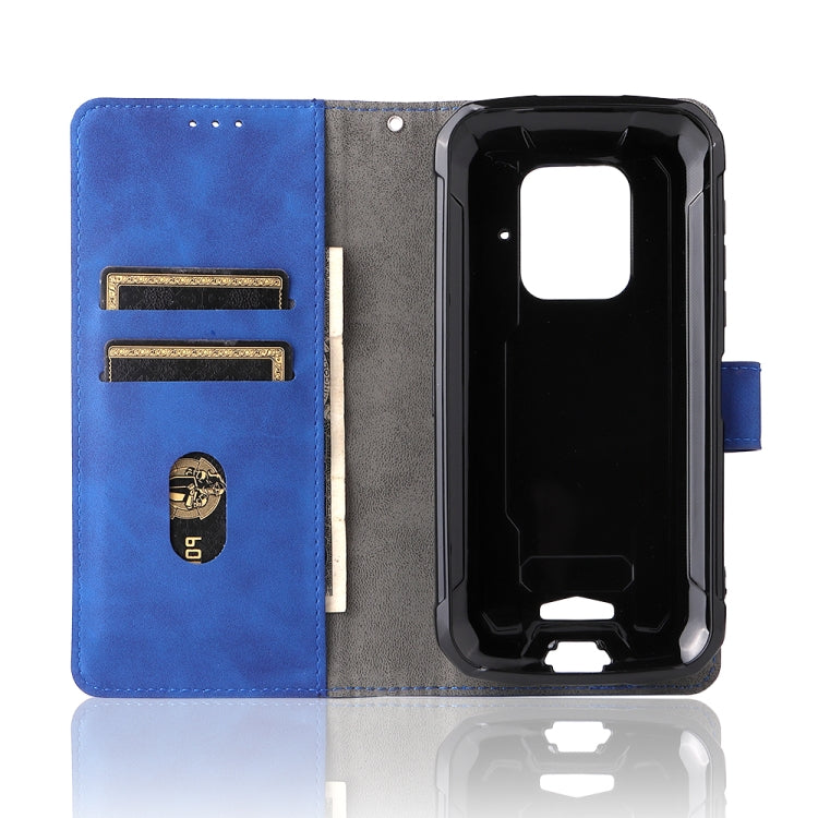 For Doogee S59 / S59 Pro Solid Color Skin Feel Magnetic Buckle Horizontal Flip Calf Texture PU Leather Case with Holder & Card Slots & Wallet
