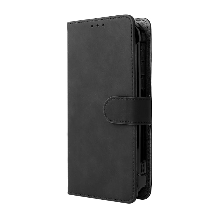 For Doogee S59 / S59 Pro Solid Color Skin Feel Magnetic Buckle Horizontal Flip Calf Texture PU Leather Case with Holder & Card Slots & Wallet