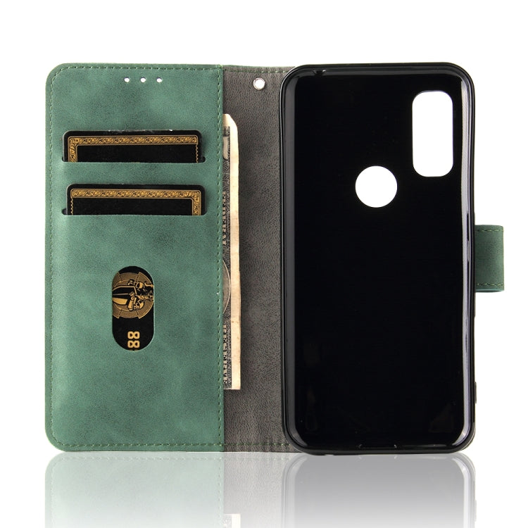For Fujitsu Arrows WE Solid Color Skin Feel Magnetic Buckle Horizontal Flip Calf Texture PU Leather Case with Holder & Card Slots & Wallet