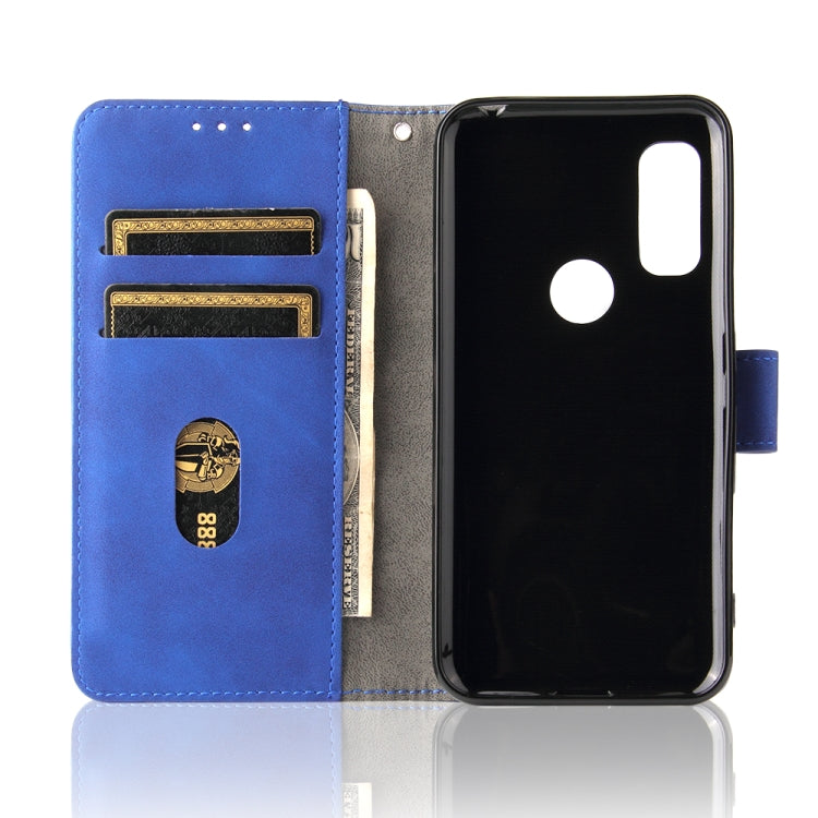 For Fujitsu Arrows WE Solid Color Skin Feel Magnetic Buckle Horizontal Flip Calf Texture PU Leather Case with Holder & Card Slots & Wallet