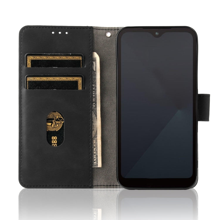 For Fujitsu Arrows WE Solid Color Skin Feel Magnetic Buckle Horizontal Flip Calf Texture PU Leather Case with Holder & Card Slots & Wallet