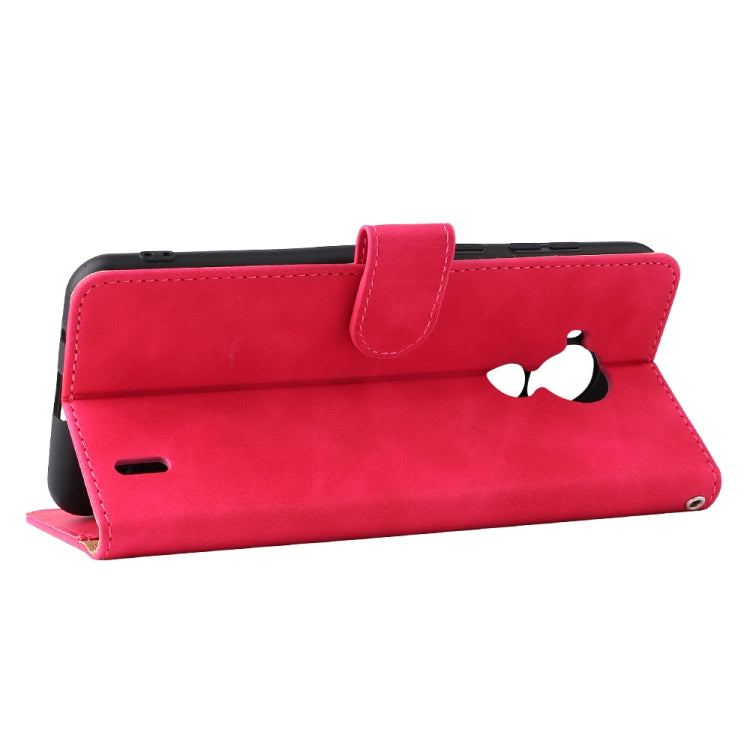 For Nokia C30 Solid Color Skin Feel Magnetic Buckle Horizontal Flip Calf Texture PU Leather Case with Holder & Card Slots & Wallet