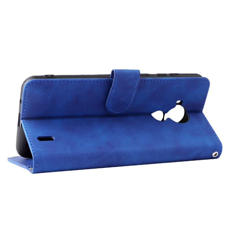 For Nokia C30 Solid Color Skin Feel Magnetic Buckle Horizontal Flip Calf Texture PU Leather Case with Holder & Card Slots & Wallet