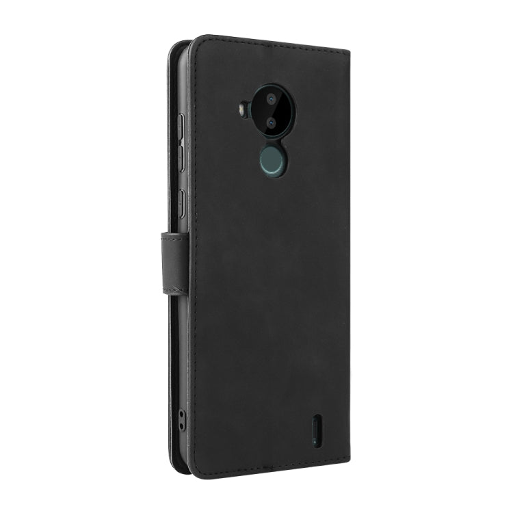 For Nokia C30 Solid Color Skin Feel Magnetic Buckle Horizontal Flip Calf Texture PU Leather Case with Holder & Card Slots & Wallet