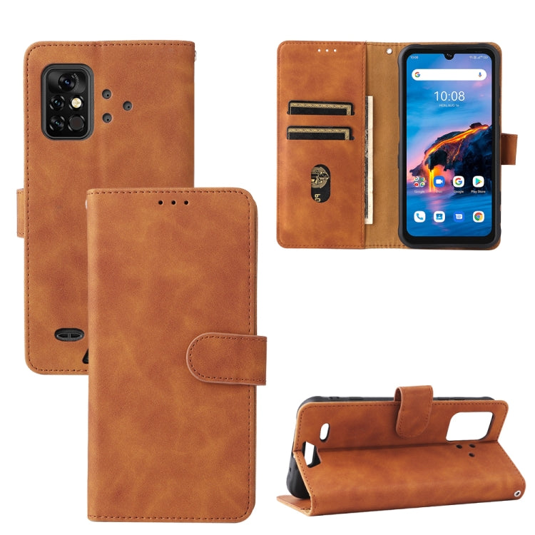 For UMIDIGI Bison Pro Solid Color Skin Feel Magnetic Buckle Horizontal Flip Calf Texture PU Leather Case with Holder & Card Slots & Wallet