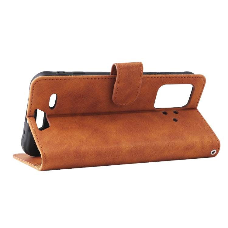 For UMIDIGI Bison Pro Solid Color Skin Feel Magnetic Buckle Horizontal Flip Calf Texture PU Leather Case with Holder & Card Slots & Wallet