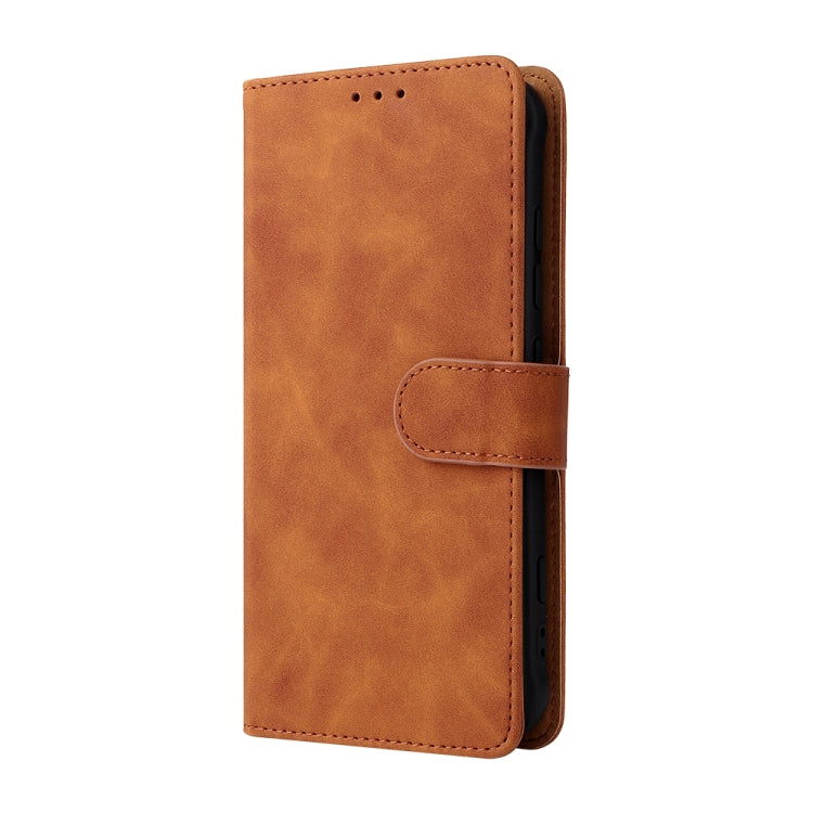 For UMIDIGI Bison Pro Solid Color Skin Feel Magnetic Buckle Horizontal Flip Calf Texture PU Leather Case with Holder & Card Slots & Wallet