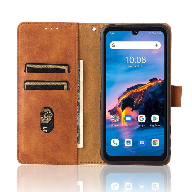 For UMIDIGI Bison Pro Solid Color Skin Feel Magnetic Buckle Horizontal Flip Calf Texture PU Leather Case with Holder & Card Slots & Wallet