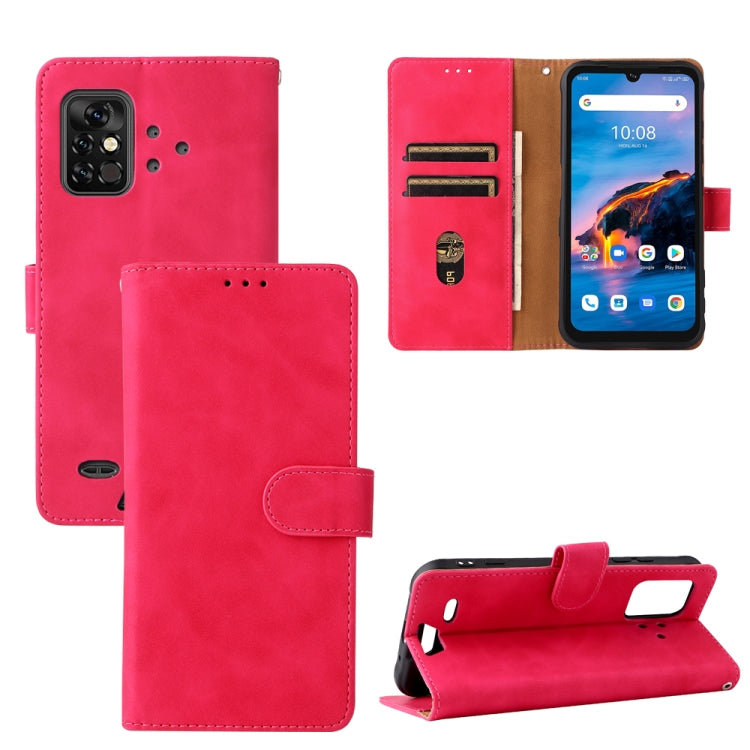 For UMIDIGI Bison Pro Solid Color Skin Feel Magnetic Buckle Horizontal Flip Calf Texture PU Leather Case with Holder & Card Slots & Wallet