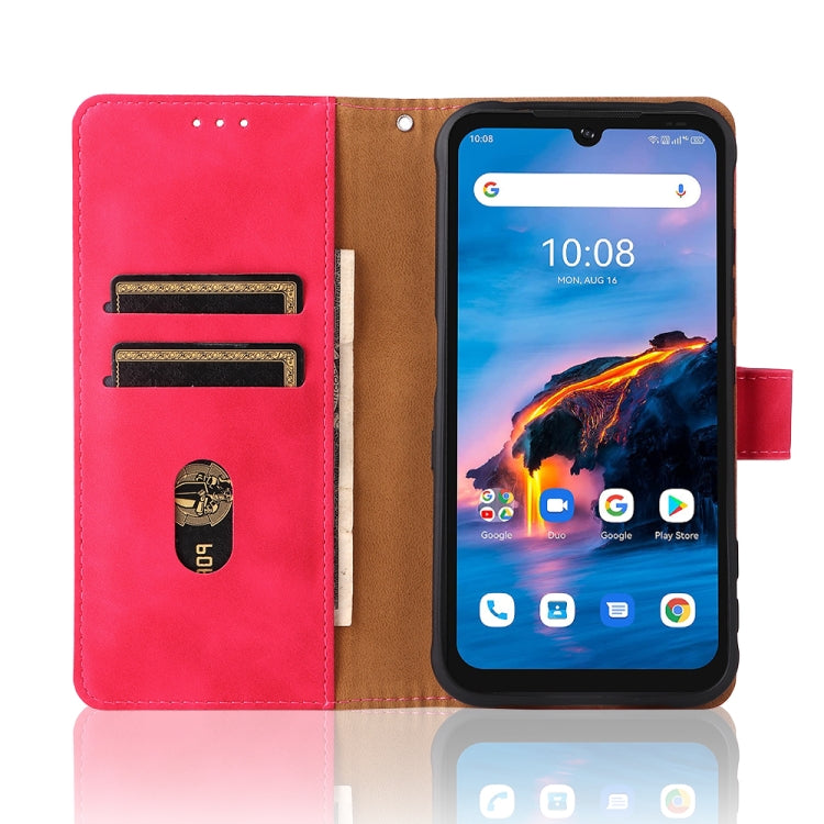 For UMIDIGI Bison Pro Solid Color Skin Feel Magnetic Buckle Horizontal Flip Calf Texture PU Leather Case with Holder & Card Slots & Wallet
