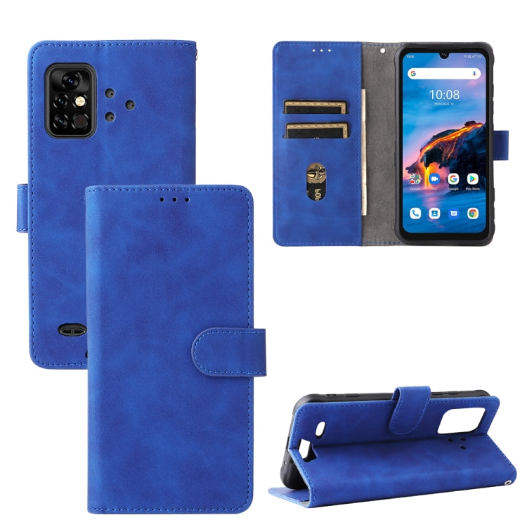 For UMIDIGI Bison Pro Solid Color Skin Feel Magnetic Buckle Horizontal Flip Calf Texture PU Leather Case with Holder & Card Slots & Wallet