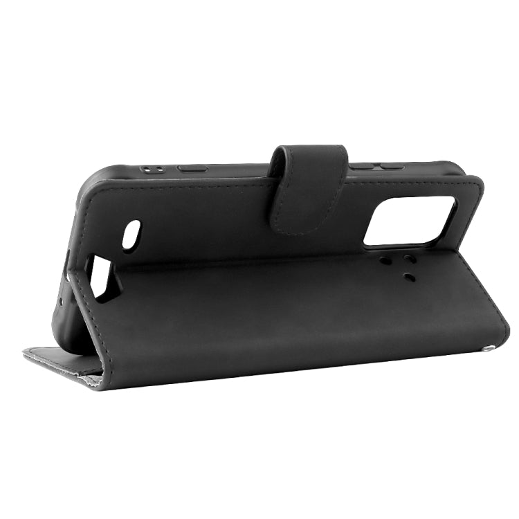 For UMIDIGI Bison Pro Solid Color Skin Feel Magnetic Buckle Horizontal Flip Calf Texture PU Leather Case with Holder & Card Slots & Wallet