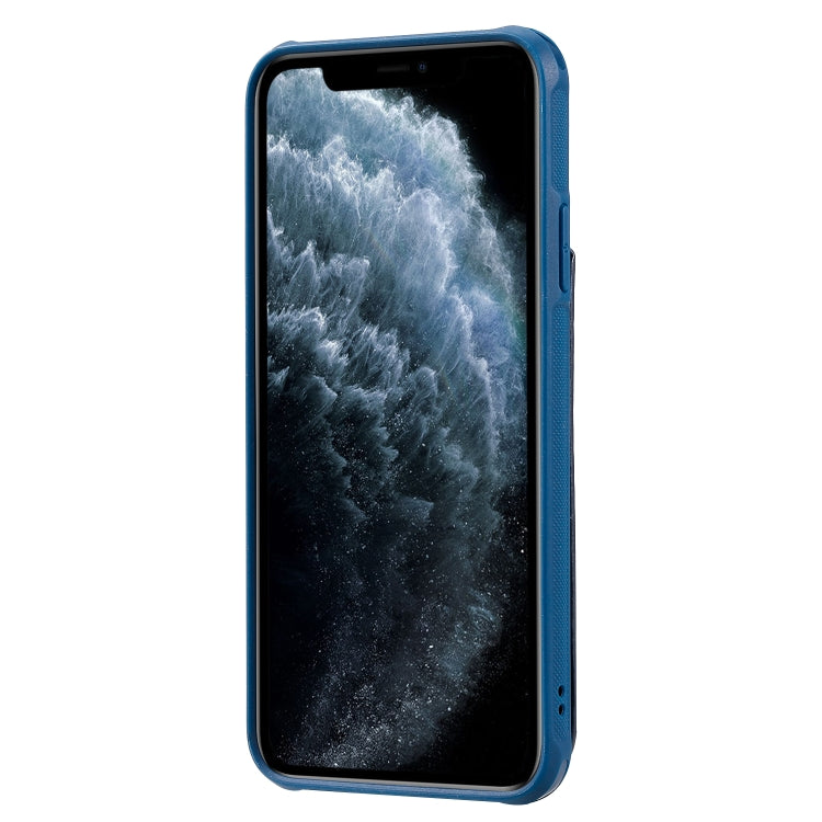 For iPhone 11 Pro Max Vertical Flip Wallet Shockproof Back Cover Protective Case with Holder & Card Slots & Lanyard & Photos Frames