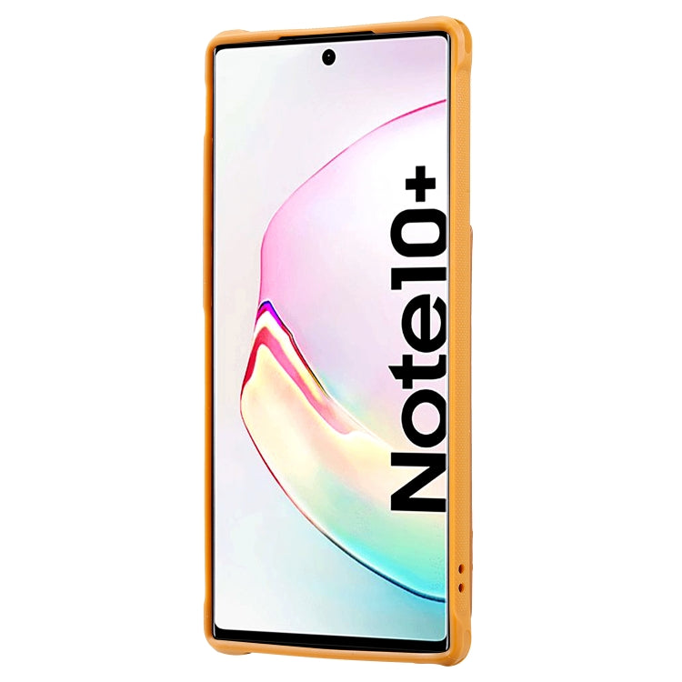 For Galaxy Note 10 Plus Vertical Flip Wallet Shockproof Back Cover Protective Case with Holder & Card Slots & Lanyard & Photos Frames
