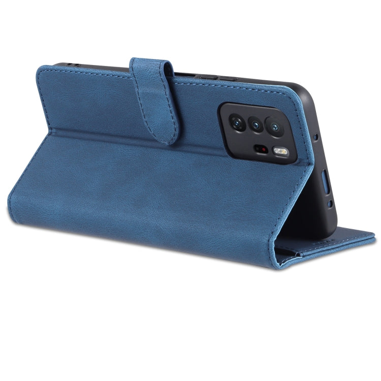 For Xiaomi Redmi Note 10 Pro 5G / Poco X3 GT AZNS Dream II Skin Feel PU+TPU Horizontal Flip Leather Case with Holder & Card Slots & Wallet