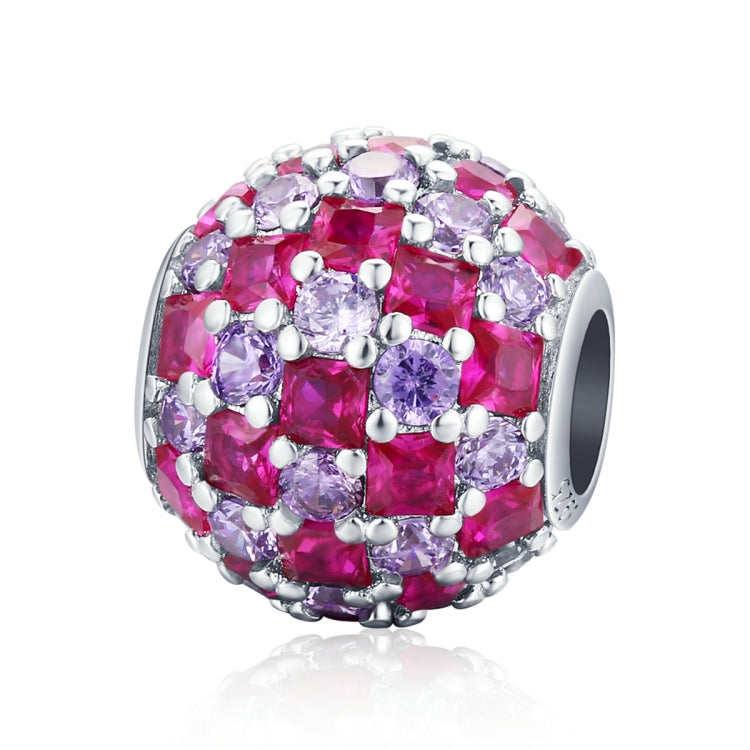 S925 Sterling Silver Shining Light Ball Beads DIY Bracelet Necklace Accessories