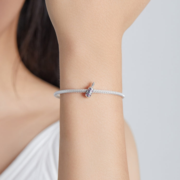 S925 Sterling Silver Exquisite Beer Bottle Beads DIY Bracelet Necklace Accessories