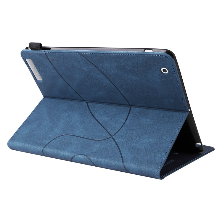 Dual-color Splicing Horizontal Flip PU Leather Case with Holder & Card Slots & Sleep / Wake-up Function For iPad 2 / 3 / 4