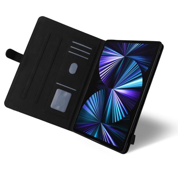 Dual-color Splicing Horizontal Flip PU Leather Case with Holder & Card Slots & Sleep / Wake-up Function For iPad Pro 11 (2021/2020/2018) / Air (2020)