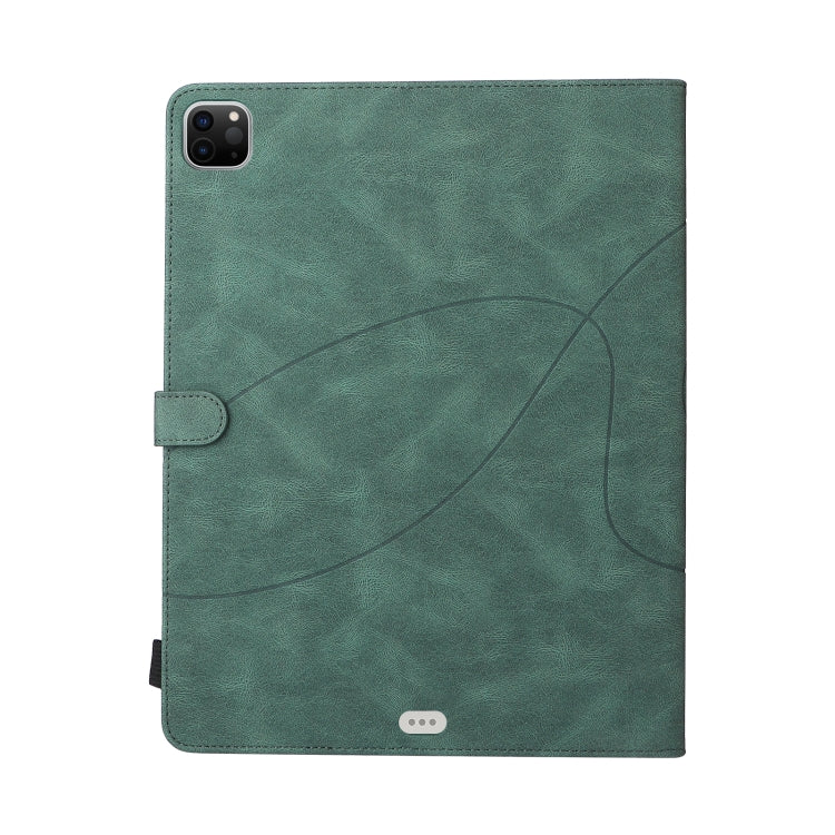 Dual-color Splicing Horizontal Flip PU Leather Case with Holder & Card Slots & Sleep / Wake-up Function For iPad Pro 11 (2021/2020/2018) / Air (2020)