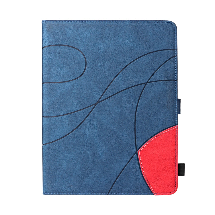 Dual-color Splicing Horizontal Flip PU Leather Case with Holder & Card Slots For iPad Pro 12.9 (2020/2021/2018)