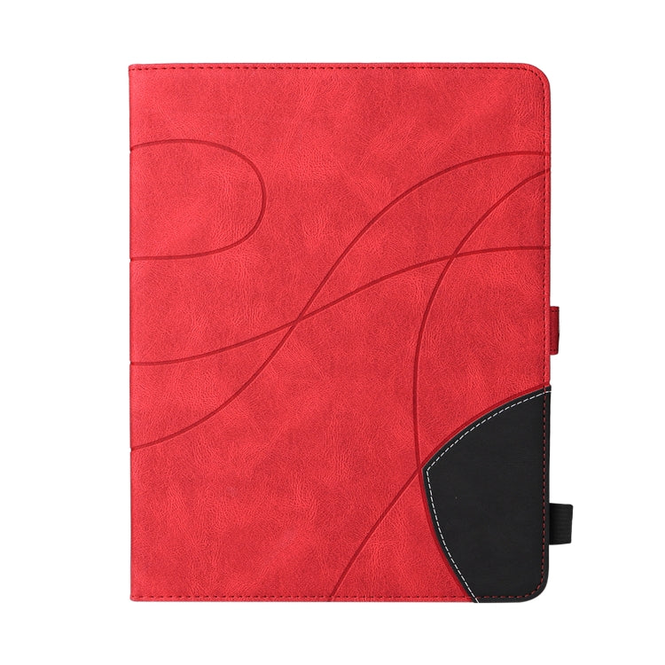 Dual-color Splicing Horizontal Flip PU Leather Case with Holder & Card Slots For iPad Pro 12.9 (2020/2021/2018)