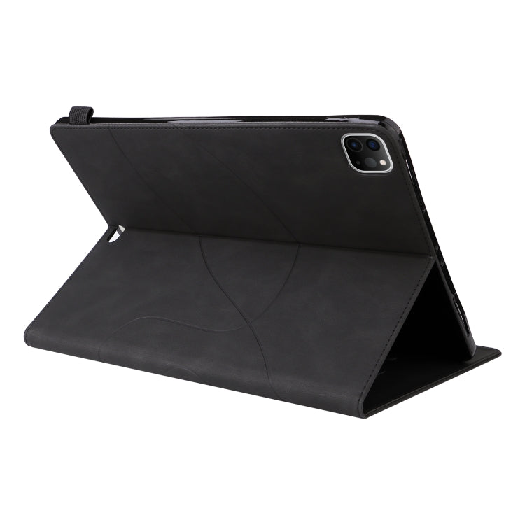Dual-color Splicing Horizontal Flip PU Leather Case with Holder & Card Slots For iPad Pro 12.9 (2020/2021/2018)