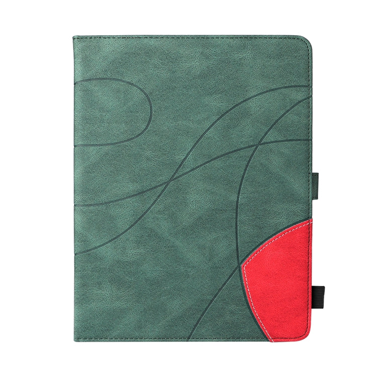 Dual-color Splicing Horizontal Flip PU Leather Case with Holder & Card Slots For iPad Pro 12.9 (2020/2021/2018)