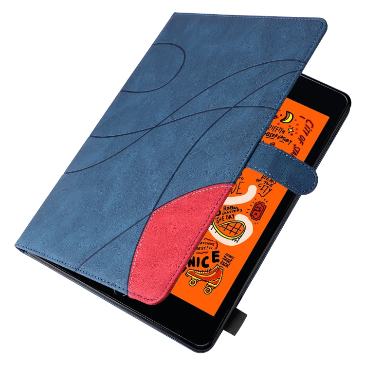 Dual-color Splicing Horizontal Flip PU Leather Case with Holder & Card Slots & Sleep / Wake-up Function For iPad mini/mini 2/mini 3/mini 4/mini(2019)