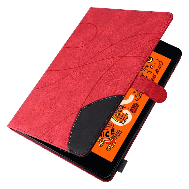 Dual-color Splicing Horizontal Flip PU Leather Case with Holder & Card Slots & Sleep / Wake-up Function For iPad mini/mini 2/mini 3/mini 4/mini(2019)