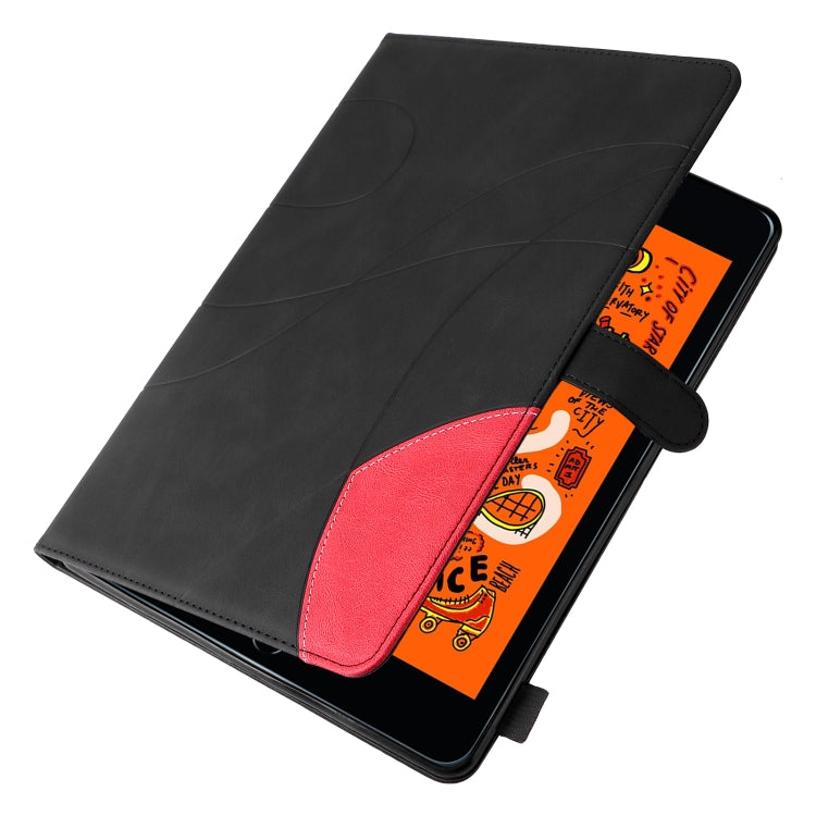 Dual-color Splicing Horizontal Flip PU Leather Case with Holder & Card Slots & Sleep / Wake-up Function For iPad mini/mini 2/mini 3/mini 4/mini(2019)